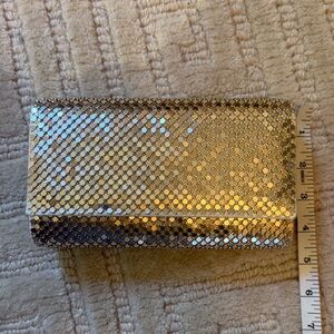 Jessica McClintock Shimmering Gold Clutch